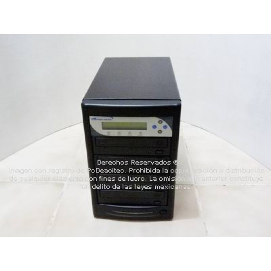 Duplicadora Vinpower 4 BluRay, disco 500 GB, conexion USB 2.0/SATA 