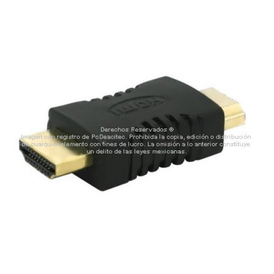 Adaptador HDMI macho a HDMI macho