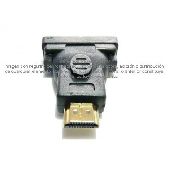 Adaptador DVI-I macho 24+5 a HDMI hembra