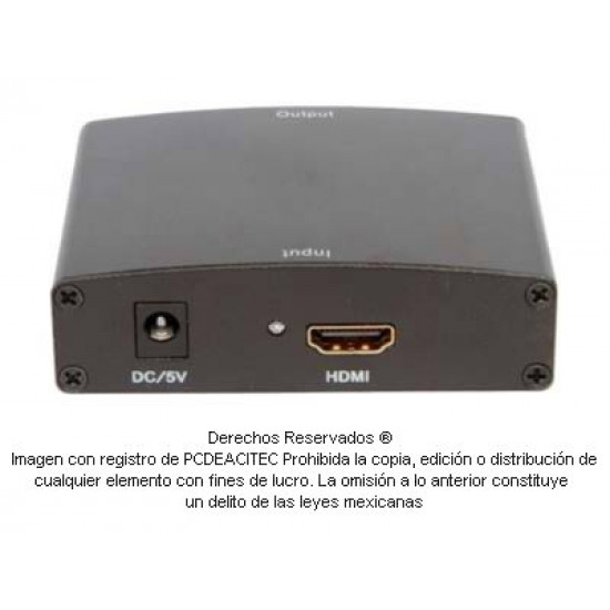 Convertidor HDMI a VGA + Audio R y L