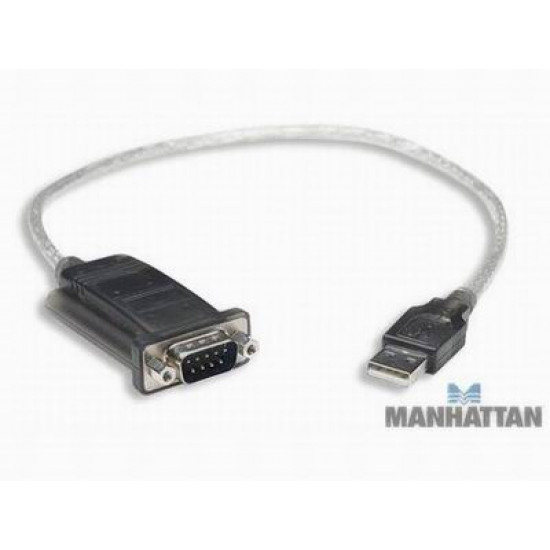 Cable convertidor USB 2.0 a serial DB9 macho