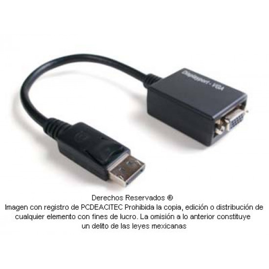 Convertidor pigtail DisplayPort a VGA 