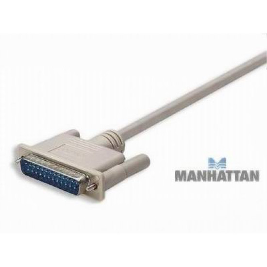 Cable DB9 a DB25, Null Modem de 1.8 m