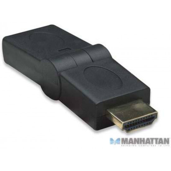 Adaptador HDMI macho a hembra ajustable 180°