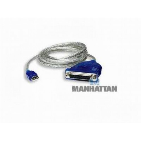 Cable convertidor USB tipo A a paralelo DB25 de 1.8 m