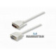 Cable DVI-I macho dual (24+5) pin a VGA hembra de 3.0 m