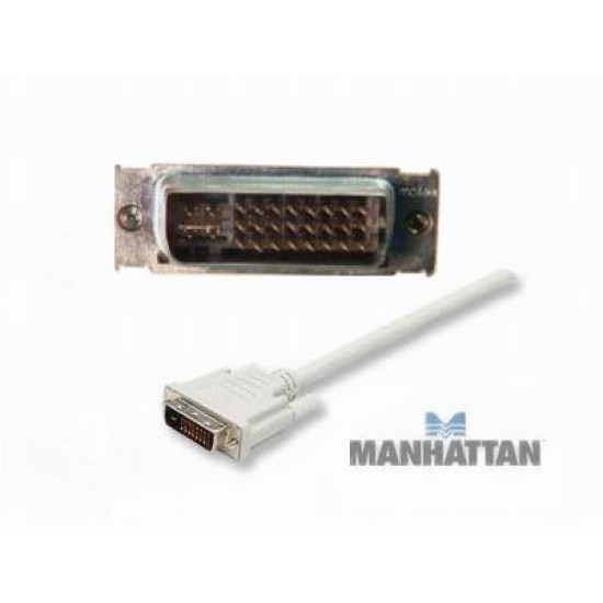 Cable DVI-I macho dual (24+5) pin a VGA hembra de 3.0 m