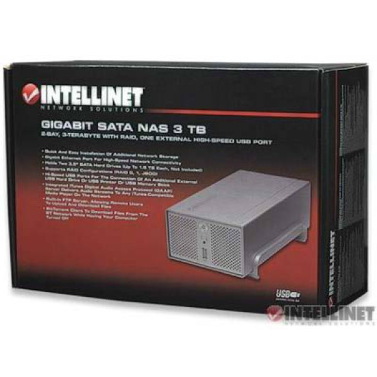 NAS SATA Gigabit  3 TB  RAID / USB / Red