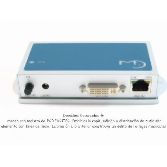 Receptor de Extensor DVI-D Splitter vía UTP Cat5e Cat6 hasta 45 m