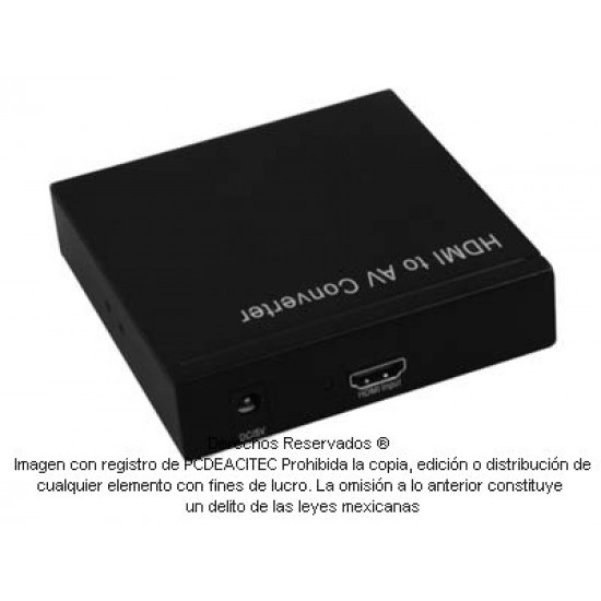 Convertidor HDMI a RCA Video + Audio RL