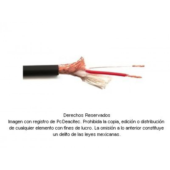 Cable 2x20 AWG blindado Kapton para micrófono venta por metro