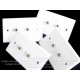 Placa Tapa Jack 3.5 mm audio doble ABS Placa Tapa Jack 3.5 mm audio doble ABS