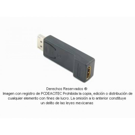 Adaptador DisplayPort macho a HDMI hembra