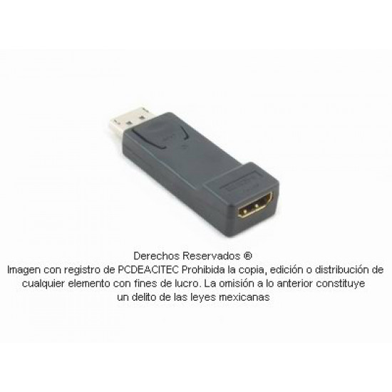 Adaptador DisplayPort macho a HDMI hembra