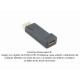 Adaptador DisplayPort macho a HDMI hembra