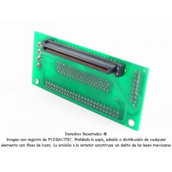 Adaptador SCSI SCA80 hembra Boxheader 50 & DB68 HP hembra