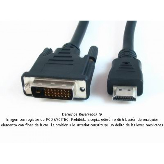 Cable DVI-D 24+1 Macho a HDMI Macho 1.8 m