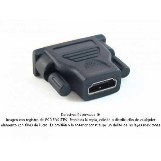 Adaptador HDMI hembra a DVI D macho 24+1 pin