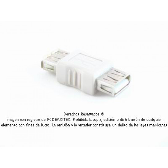 Adaptador USB 2.0 A hembra a USB 2.0 A hembra