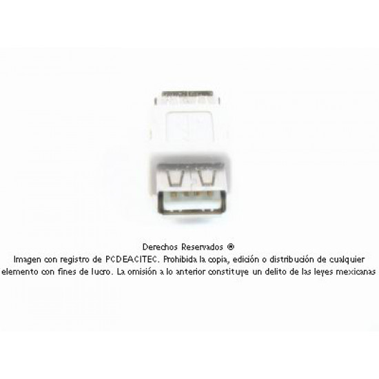 Adaptador USB 2.0 A hembra a USB 2.0 A hembra