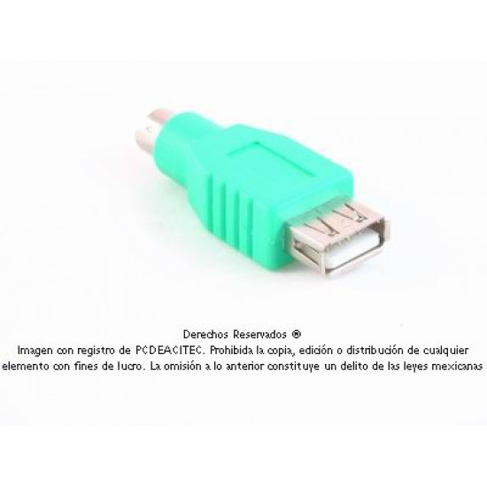 Adaptador de USB a PS2 para mouse o teclado