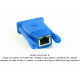 Extensor DVI-D  Splitter 1x2 + Audio vía Cat5e o Cat6 20 m