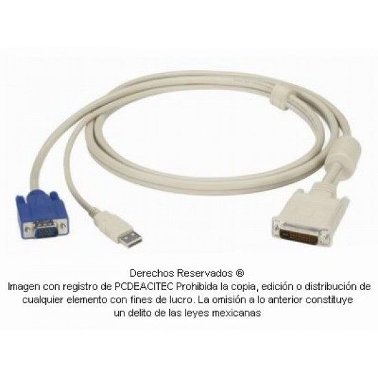 Cable VGA y USB a M1 para proyector INFOCUS y otras marcas de 5 m