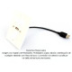 Placa Tapa USB 2.0 tipo A con pigtail en ABS Placa Tapa USB 2.0 tipo A con pigtail en ABS