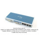 Extensor DVI-D  Splitter 1x2 + Audio vía Cat5e o Cat6 20 m