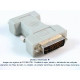 Adaptador DVI-I 24+5 pin macho a VGA hembra