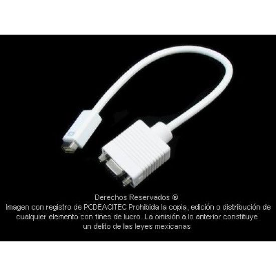 Adaptador Mini DVI macho a VGA hembra