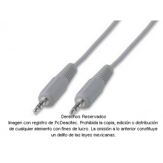 Cable audio plug 3.5 mm a plug 3.5 mm estéreo de 15 m