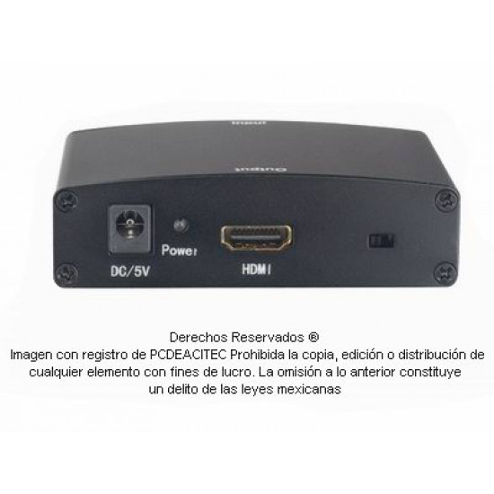 Convertidor de RGB (Y,PB,Pr) + SPDIF Audio a HDMI