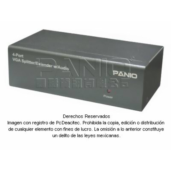 VGA Video Splitter 1X4, con audio integrado