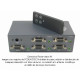 Switch de video VGA 4x1 + Audio, con control remoto