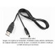 Cable USB a jack de energía 5.5 x 2.1 mm de 1 m