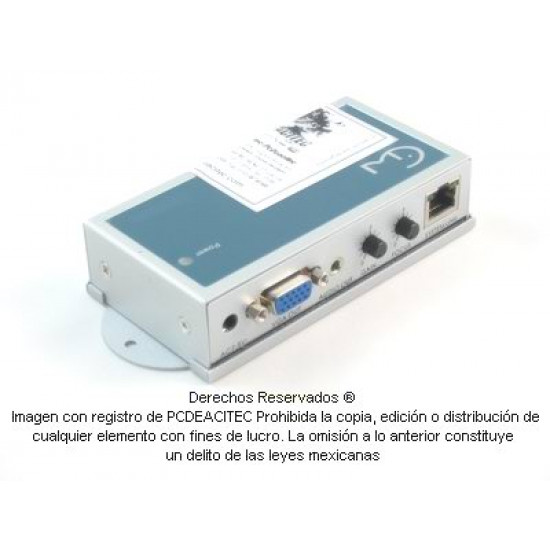 Receptor para Extensor VGA Splitter VGA con Audio hasta 300 m vía Cat5 o Cat6