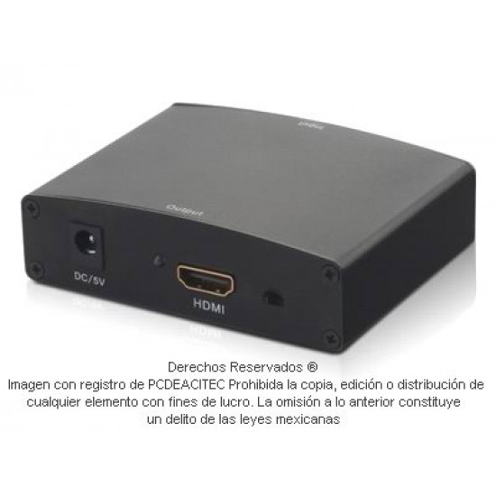 Convertidor de RGB (Y,PB,Pr) + SPDIF Audio a HDMI