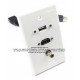Placa Tapa USB 2.0 pigtail + HDMI pigtail + Audio Jack 3.5 mm en ABS