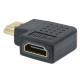 Adaptador HDMI 4K Hembra a Macho, en L plana 90°