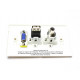 Placa Tapa VGA + USB 2.0 + Audio Jack 3.5 mm en ABS