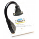 Placa Tapa VGA + HDMI pigtail en ABS