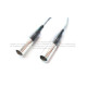 Cable Mini XLR balanceado macho a macho de 2 m