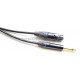 Cable Canare TS 1/4 (6.3 mm) macho a XLR Hembra Neutrik en oro grado estudio de 3 m