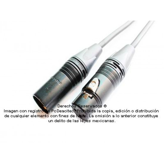 Cable para Micrófono CANARE Balanceado XLR Neutrik M-H 80 m