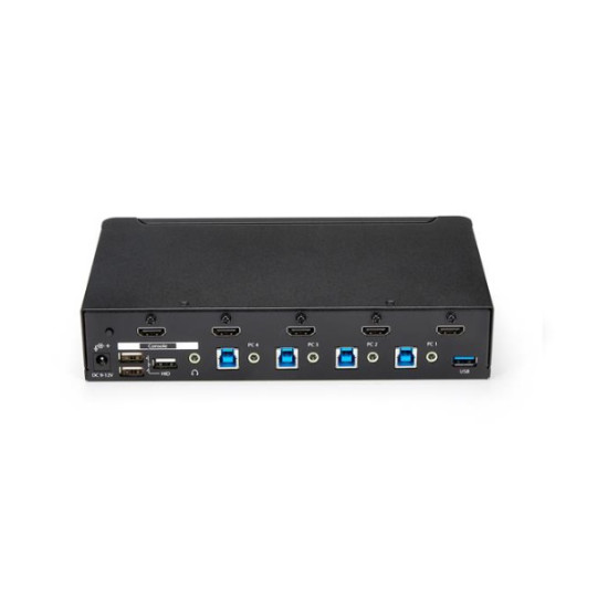 Switch Conmutador KVM de 4 Puertos HDMI 1080p con USB 3.0