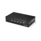 Switch Conmutador KVM de 4 Puertos HDMI 1080p con USB 3.0