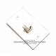 Placa Tapa HDMI en L a 90° en ABS