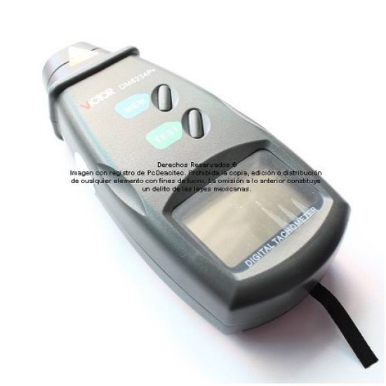 Photo Speedometer, medidor de rpm´s para maquinas herramienta y CNC´s