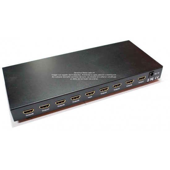 Splitter HDMI 1X8 multiplicador de video